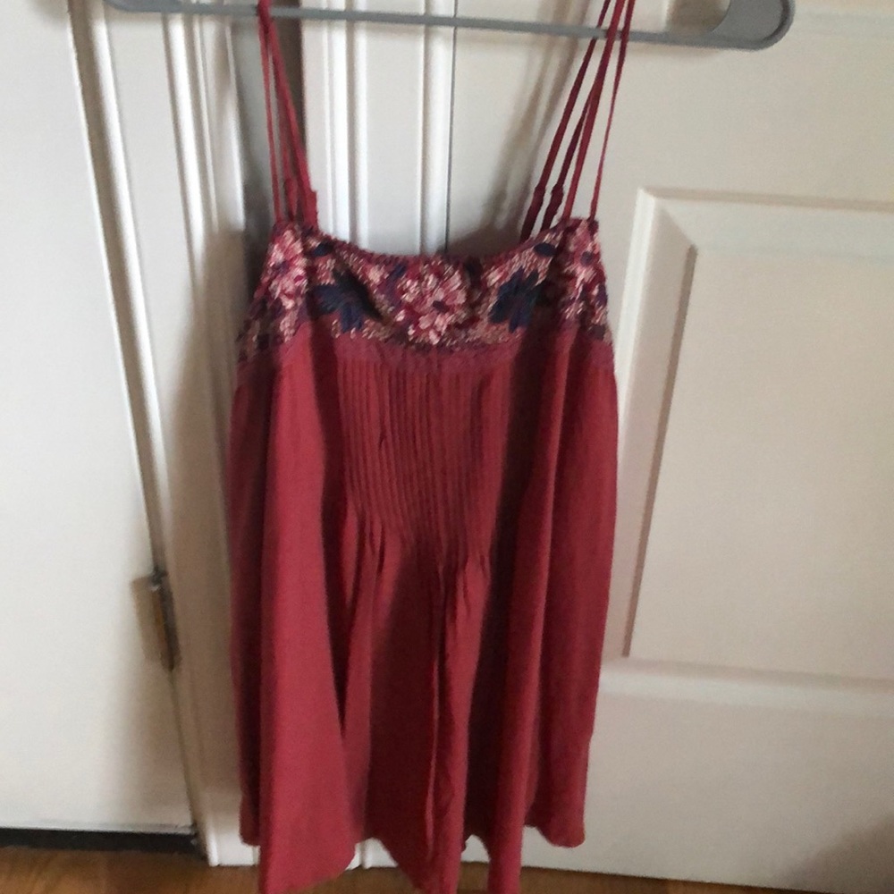 Double skinny strap shift dress
